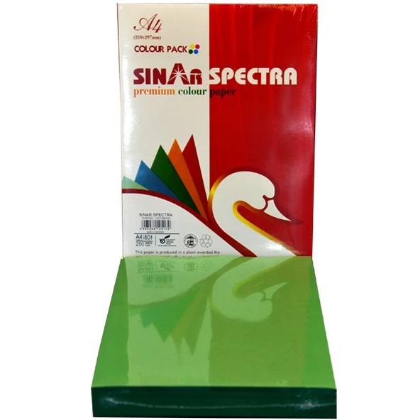 Sınar Renkli Kağıt 250 Lİ A4 80 GR Pastel Yeşil (Asparagus) 41A ürün görseli 1