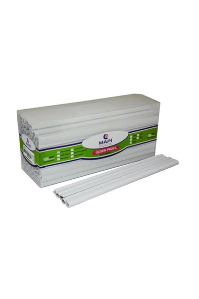 Mapi Profil Sırtlık Plastik Orta Üçgen 50-90 SY (100 LÜ) 10 MM Beyaz 214 10 00 ürün görseli 1