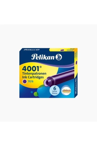 Pelikan Dolma Kalem Kartuşu Küçük Violet 6 LI 4001 ürün görseli 1