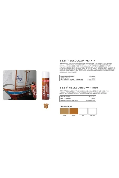 Spray Vernik Meşe 300ml 1 Adet - Resim 2