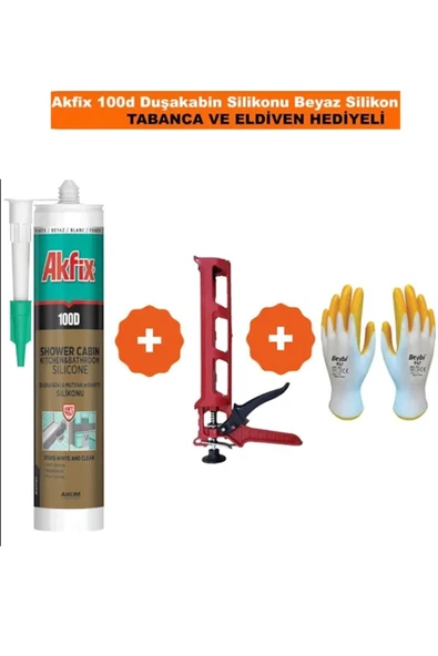 100d Şeffaf Duşakabin Silikonu ürün görseli 1