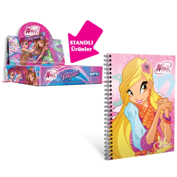 Gıpta Defter Karton Kapak A6 Winx Club ( 36 Lı )  3120- ürün görseli 1