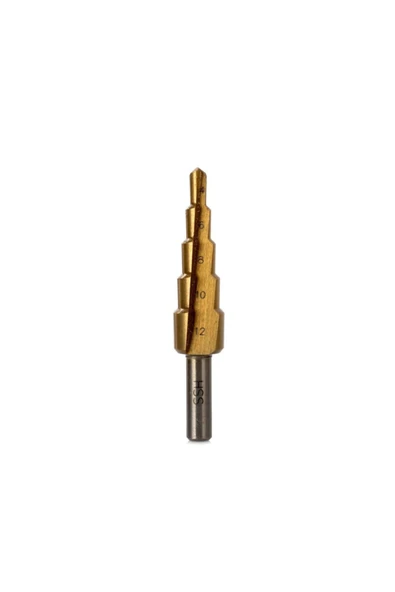 Hss Kademeli Matkap Ucu Panç Sac Delgisi 4-12 Mm ürün görseli 1