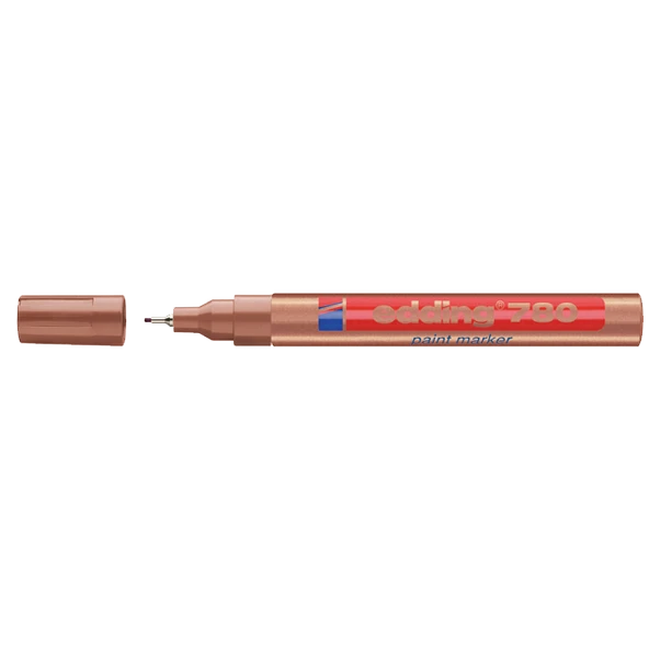 Edding Markör Boya Dekor 0.8 MM Yuvarlak Uçlu Bakır 780 (10 adet) ürün görseli 1