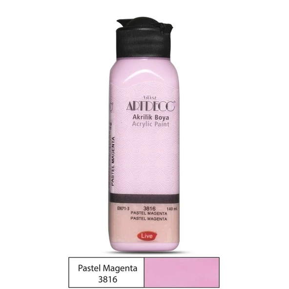 Artdeco Akrilik Boya Pastel 140 ML Pastel Magenta 3816 ürün görseli 1
