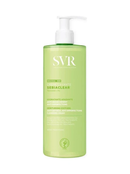 SVR Sebiaclear Creme Lavante Yatıştıran ve Nemlendiren Temizleyici 400 ml ürün görseli 1