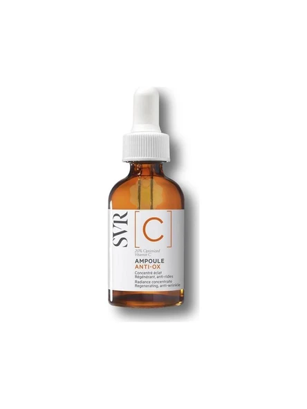 SVR Ampoule Anti-Ox Işıltı Veren Antioksidan Vitamin C Konsantre Serum 30 ml ürün görseli 1