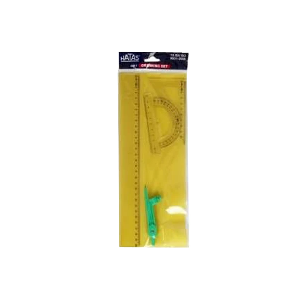 Hatas Çizim Takımı Pergelli Ekonomik 0811-24 LÜ PAKET-24-LI-PKT ürün görseli 1