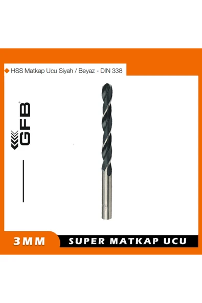 3mm Hss Matkap Ucu ürün görseli 1