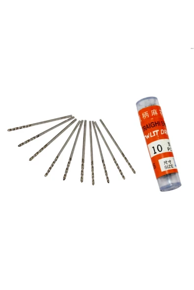 Hss Matkap Ucu 1.0 Mm (KALINLIK) - 34 Mm (UZUNLUK) 10'lu ürün görseli 1