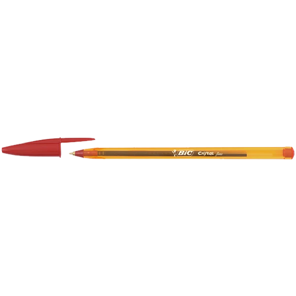 Bic Tükenmez Kalem Cristal Fine 0.8 MM Kırmızı (50 li) ürün görseli 1