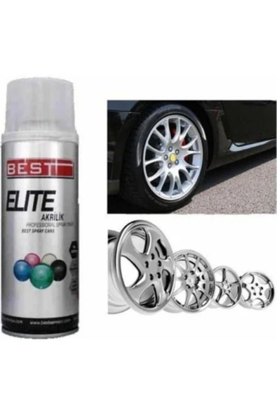 Best 400ml Elite Jant Boyası Gümüş Gri (ral 9006) ürün görseli 1