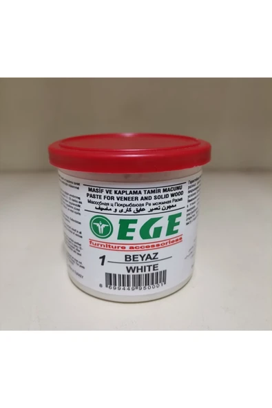 Beyaz Ahşap Mobilya Tamir Dolgu Macunu 200 gr ürün görseli 1