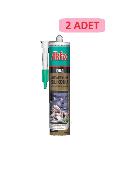 AKFİX ŞEFFAF AKVARYUM SİLİKONU 280 ML SA080 ürün görseli 1