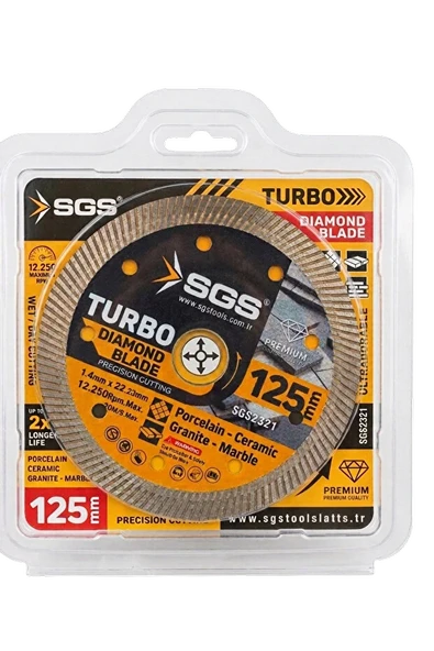 SGS2321 TURBO ELMAS BIÇAK ( 125 ) (PORSELEN, SERAMİK, GRANİT VE MERMER ) ürün görseli 1