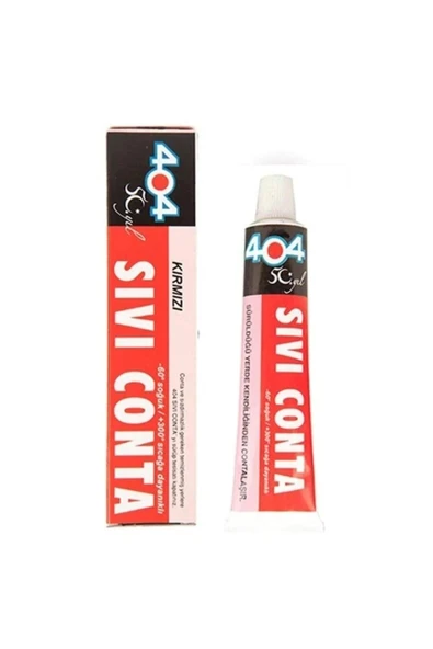 Yapıştırıcı Sıvı Conta Kırmızı 45gr 300°c 404 ürün görseli 1