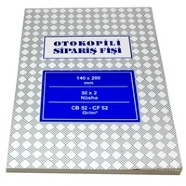 Altınyıldız Sipariş Fişi Otocopyli 50 YP 14x20 ürün görseli 1