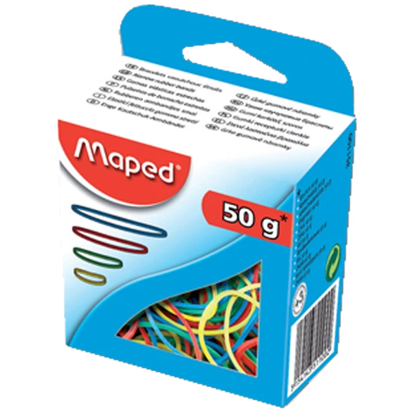 Maped Ambalaj Lastiği Renkli 50 GR 351100 ürün görseli 1