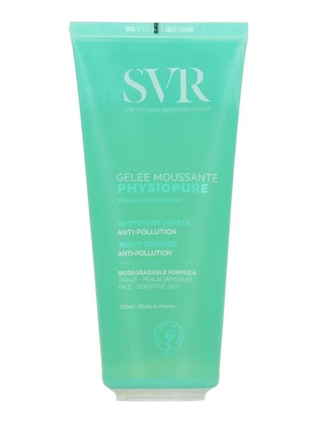 SVR Physiopure Gelee Moussante Hassas Ciltler için Arındırıcı ve Temizleyici Köpüren Jel 200 ml ürün görseli 1