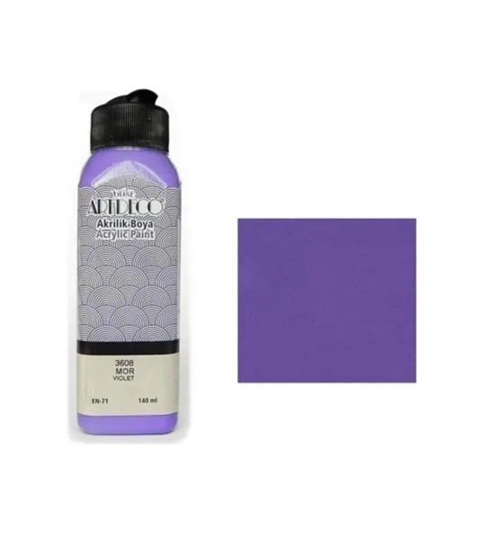 Artdeco Akrilik Boya 75 ML Mor 3608 ürün görseli 1