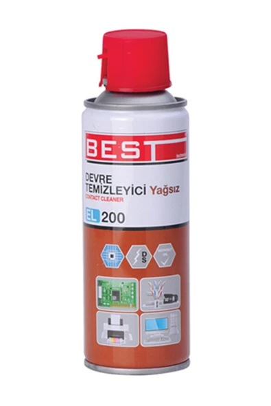 El200 Yağsız Elektronik Devre Temizleyici Sprey 200 Ml ürün görseli 1