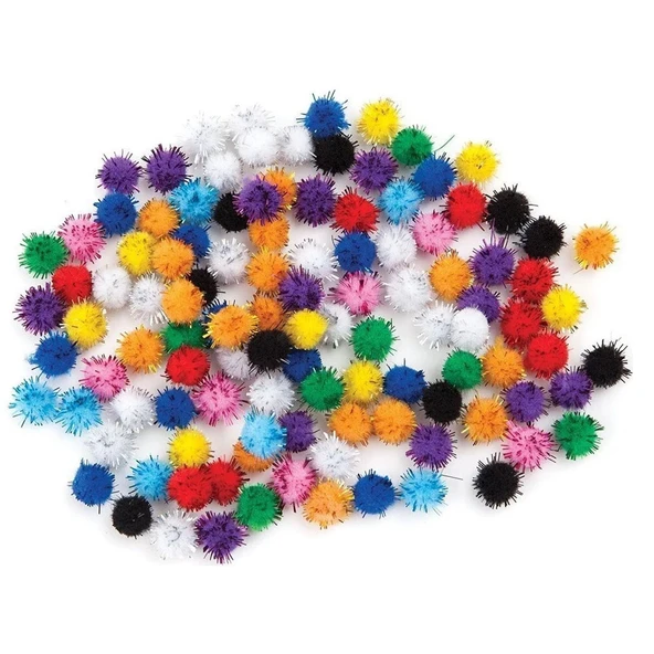 Puti Pon Pon Metalik 10 MM 4476 ürün görseli 1