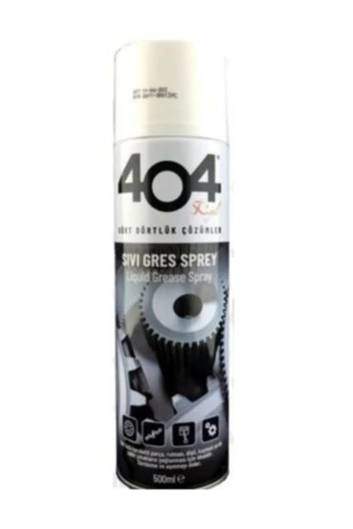 404 Sıvı Gres Yağı Sprey 500 ml Zincir Yağlayıcı Oto Bisiklet Motosiklet ürün görseli 1