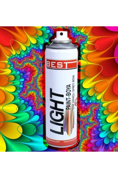 Light Beyaz Akrilik Takviyeli Sprey Boya 250 Ml ürün görseli 1