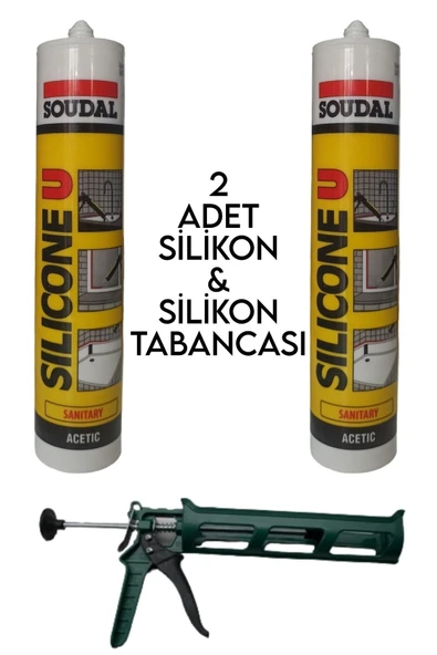 2 Adet Soğuk Beyaz Silikon Tabanca Hediyeli ürün görseli 1