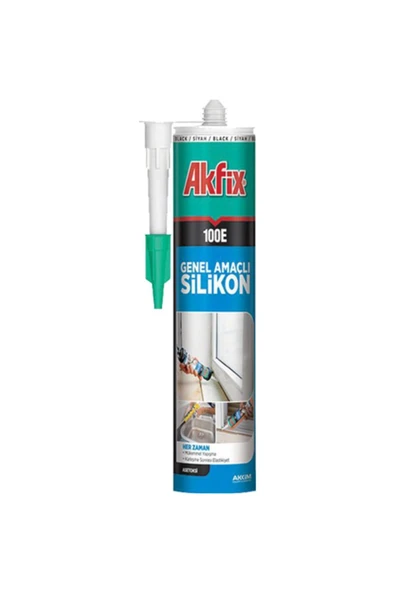 100e Genel Amaçlı Silikon 280 Ml Beyaz 5 Adet ürün görseli 1