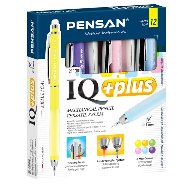 Pensan Versatil Kalem IQ 0.5 MM 21130-12-LI-PKT ürün görseli 1