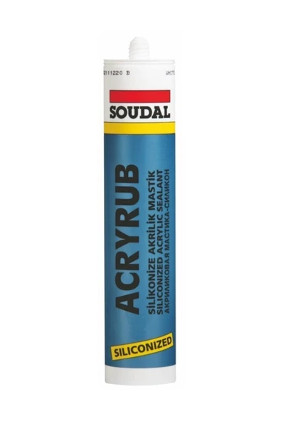 Acryrub Silikonize Mastik 500 Gr Antrasit Gri ürün görseli 1