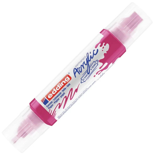 Edding Akrilik 3D Double Lıner Telemagenta 909 5 adet ürün görseli 1