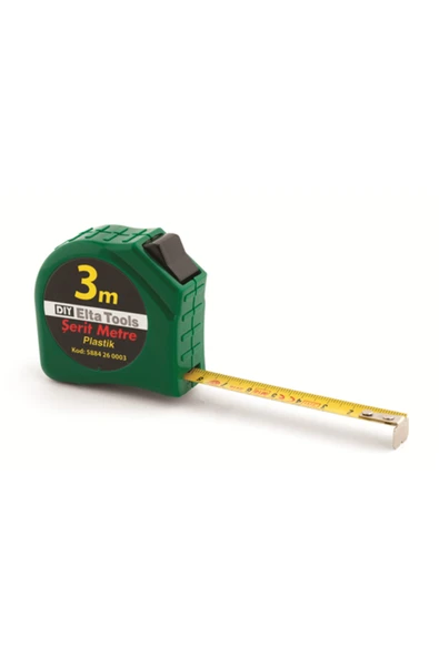 ELTA ŞERİT METRE 3 MT PLASTİK (5 Adet) ürün görseli 1