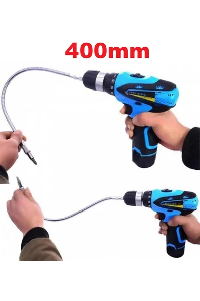 40 Cm Esnek Bükülebilir Matkap Uzatma Hortumu Metal Kör Nokta Vidalama 1/4 Bits Ucu ürün görseli 1