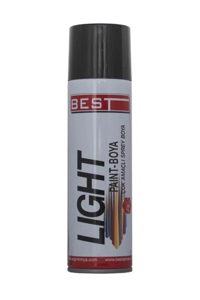 Lıght Spray Boya Siyah 225ml 1 Adet ürün görseli 1