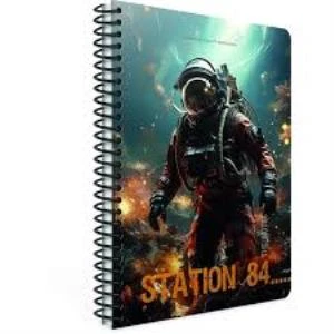 Gıpta Station Spiralli Karton Kapak Defter A4 80 YP Kareli ürün görseli 1