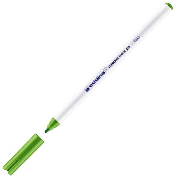 Edding T-shirt Kalemi Yuvarlak Uçlu 1 MM Açık Yeşil 4600 ürün görseli 1