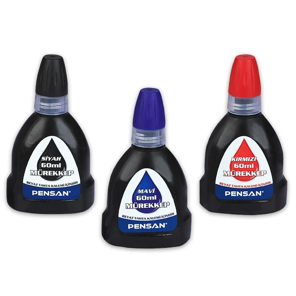 Pensan Tahta Kalem Mürekkebi 60 Ml Mavi 4007 ürün görseli 1