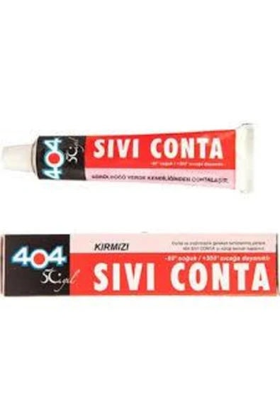 404 Sıvı Conta Kırmızı 80 Gram ürün görseli 1