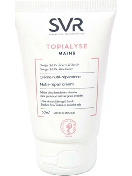 SVR Topialyse Mains Çok Kuru ve Yıpranmış Eller için Besleyici El Kremi 50 ml ürün görseli 1