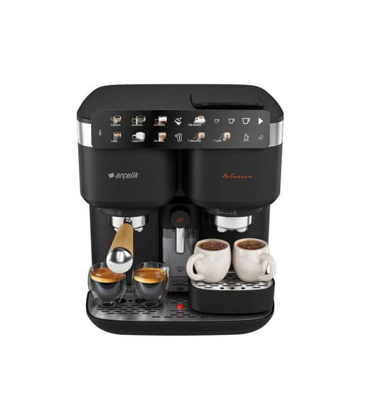 Arçelik TEM 9690 Telvesso Türk Kahvesi Makinesi & Yarı Otomatik Espresso Makinesi ürün görseli 1