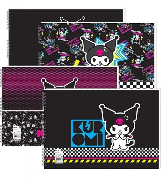 Kuromi Resim Defteri Spiralli 25x35 15 YP 300215-12 ürün görseli 1