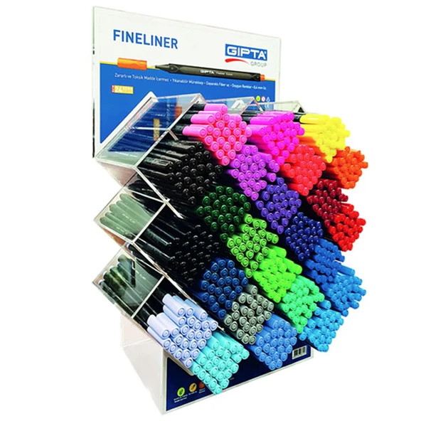 Gıpta Fineliner 0.4 MM Üçgen 24 Renk 576 LI K610000-576-LI-STD ürün görseli 1