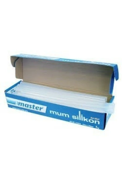 Bozkır Mum Silikon Kalın Şeffaf 11,3x300mm (SICAK SİLİKON ÇUBUK) 1 Kg Paket ürün görseli 1