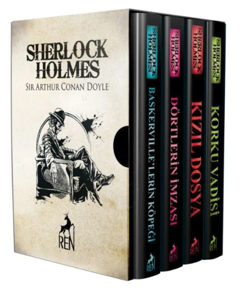 Sherlock Holmes Roman Seti (4 Kitaplık Kutulu Set) ürün görseli 1