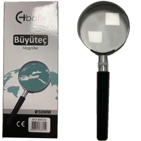 Bafix Büyüteç Cam Metal Çerçeveli 50 MM BFX-BMC50 ürün görseli 1