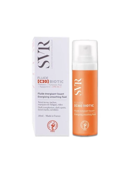 SVR C20 Biotic Fluide Pürüzsüzleştirici ve Işıltı Veren C Vitaminli Bakım Kremi 30 ml ürün görseli 1