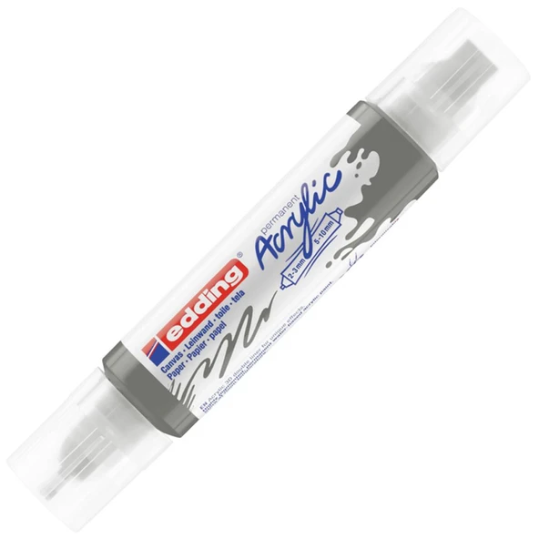Edding Akrilik 3D Double Lıner Antrasit 926 5 adet ürün görseli 1