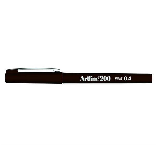 Artline Fineliner 0.4 MM Siyah EK-200N (12 adet) ürün görseli 1